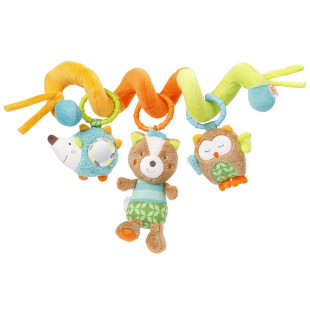 Plush activity spiral toy forest animals Fehn (0+ months)