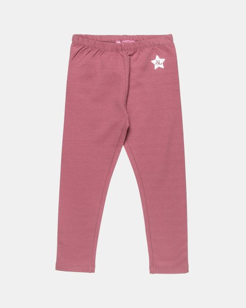 Leggings cotton fleece blend with shiny print (2-5 years)