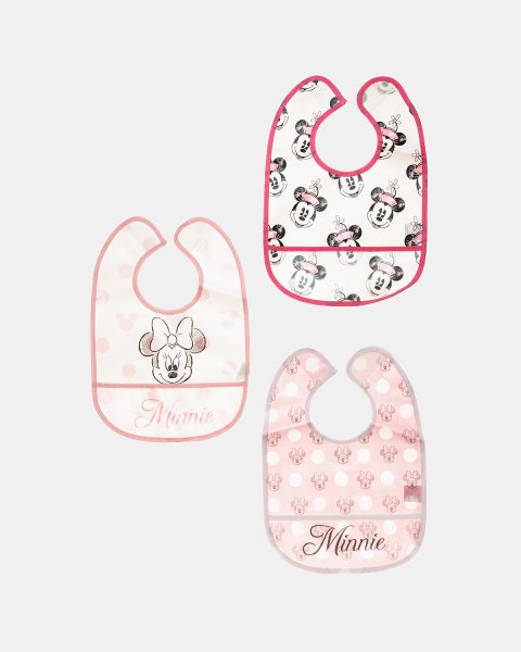 Σαλιάρες σετ 3τμχ Disney Minnie Mouse