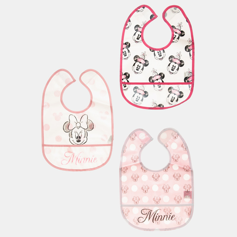 Bib set Disney Minnie Mouse 3-pieces