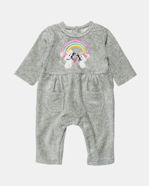 Babygrow velour with embroidery Tender Comforts (1-12 months)
