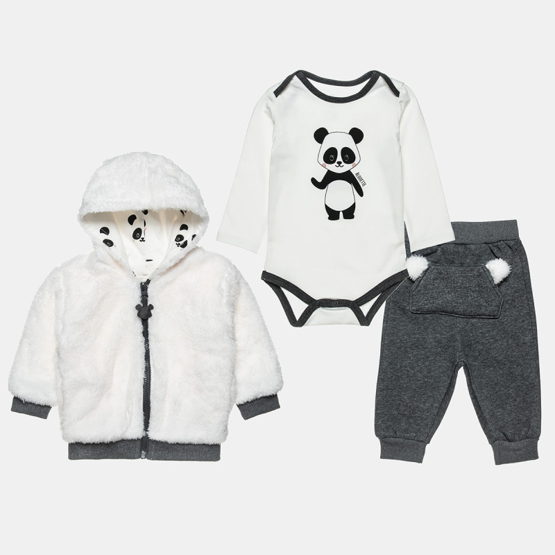 Set zip hoodie, babygrow with leggings Tender Comforts (3-12 months)