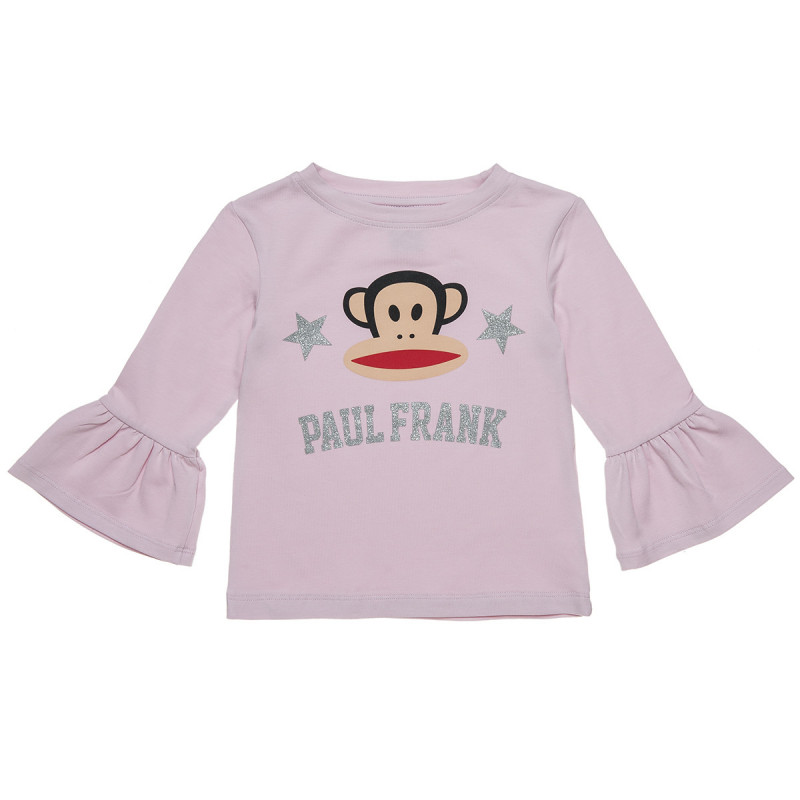 Μπλούζα Paul Frank με βολάν και glitter τύπωμα (12 μηνών-5 ετών)