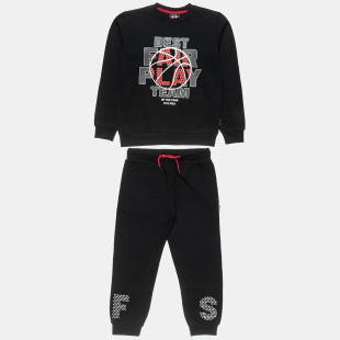 Tracksuit Five Star cotton fleece blend with embossed detail print (6-16 years)