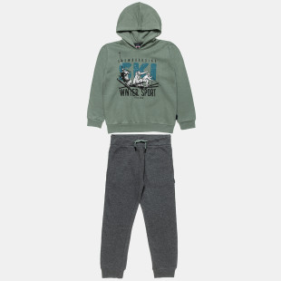 Tracksuit Five Star cotton fleece blend with print (6-16 years)