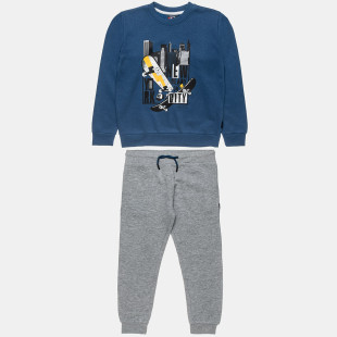 Tracksuit Five Star cotton fleece blend with shiny detail print (6-14 years)
