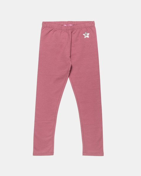 Leggings cotton fleece blend with shiny print (6-16 years)