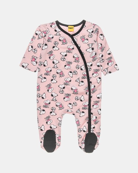 Babygrow Snoopy with wrapover front (1-12 months)