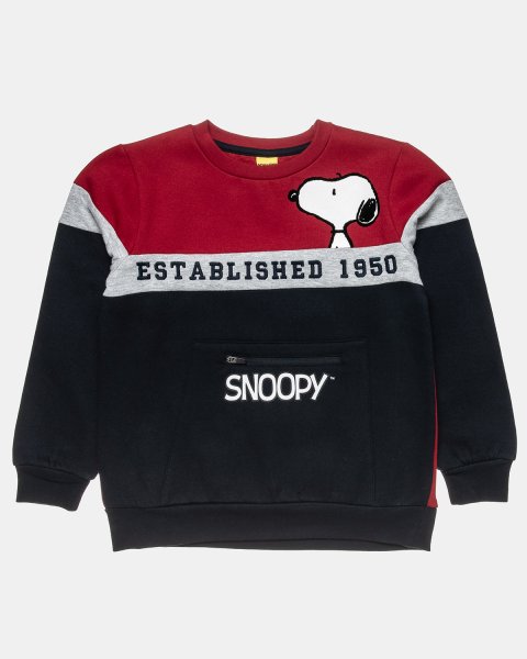 Σετ φόρμας φούτερ Snoopy με κέντημα (12 μηνών-8 ετών)