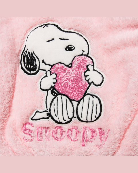 Μπλούζα Snoopy απο οικολογική γούνα και κέντημα (18 μηνών-8 ετών)