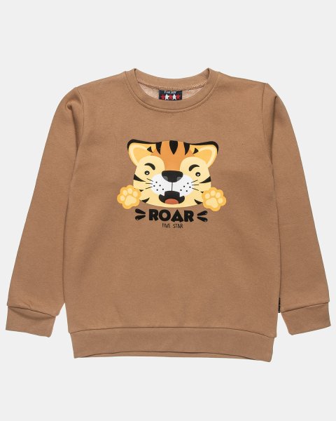 Tracksuit Five Star cotton fleece blend with embossed detail print (12 months-5 years)