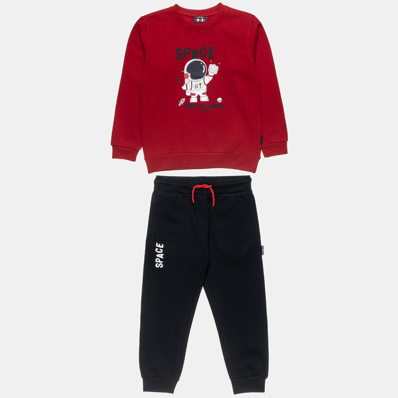 Tracksuit Five Stas cotton fleece blend with print (12 months-5 years)
