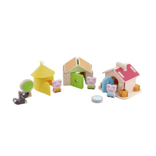 Toy Sevi wooden construction set 3 little pigs (2+ years)