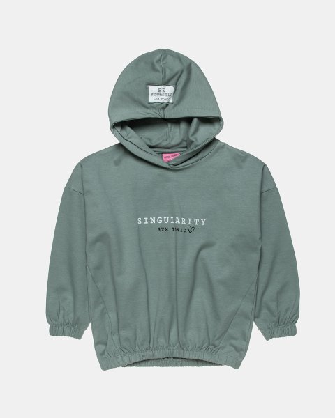 Long sleeve top Gym Tonic cotton fleece blend (6-16 years)