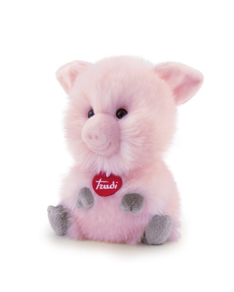 Λούτρινο ζωάκι γουρουνάκι Trudi Fluffies