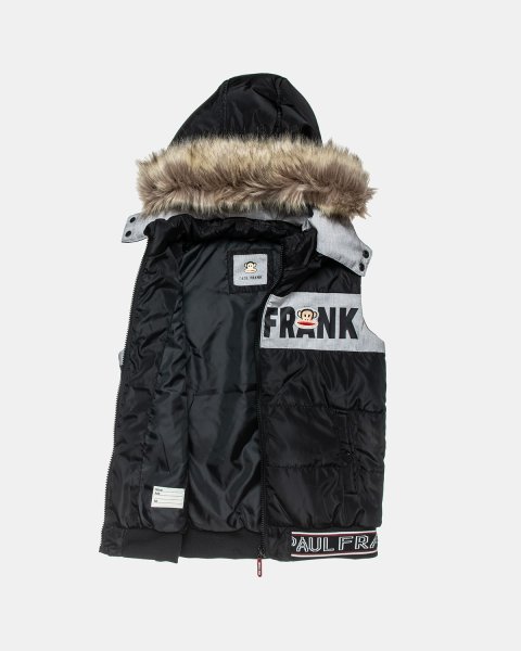   Vest jacket Paul Frank with removable hood (6-16 years)