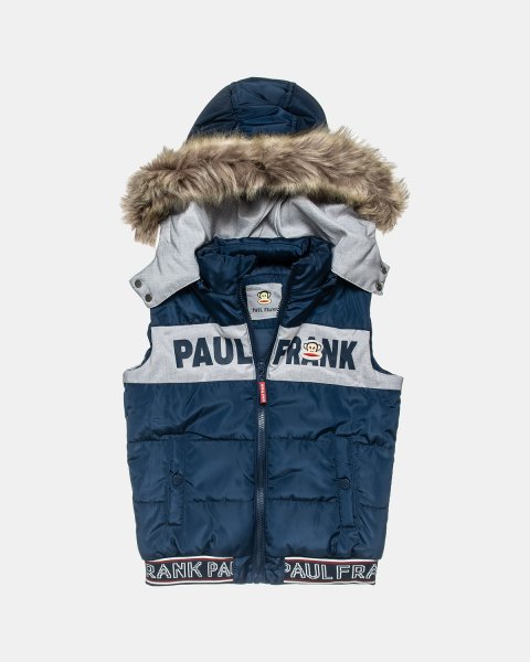 Vest-jacket Paul Frank with removable hood (12 months-5 years)