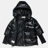 Puffer jacket with rib sleeves (6-16 years)