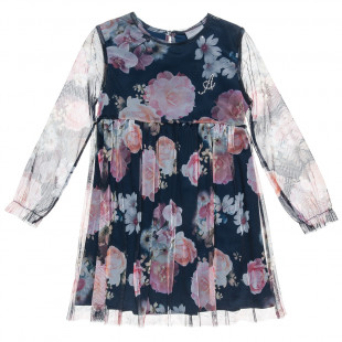 Φόρεμα φλοράλ με τούλι (Κορίτσι 6-12 ετών)