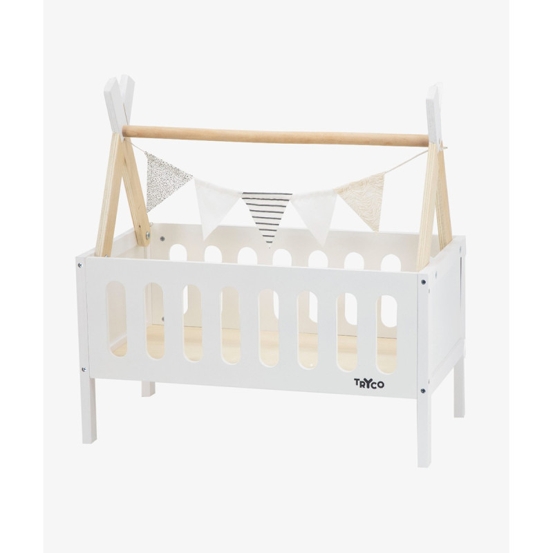 Toy Tryco wooden Tipi doll bed (36 months)
