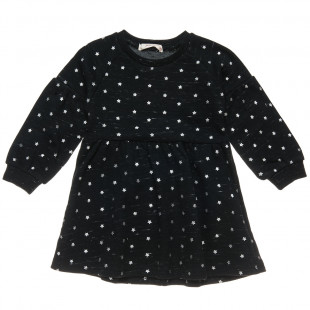 Φόρεμα με μοτίβο μεταλλιζέ αστέρια (Κορίτσι 12 μηνών-3 ετών)