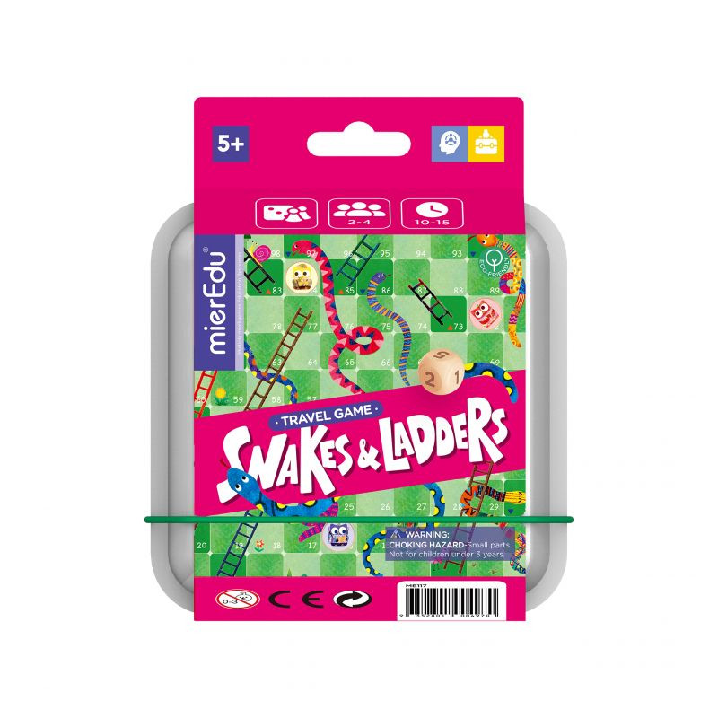 Toy mierEdu travel size Snakes & Ladders (5+ ετών)