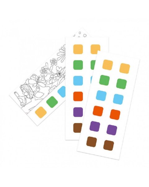 Set mierEdu Watercolour painting book Animals (3+ ετών)
