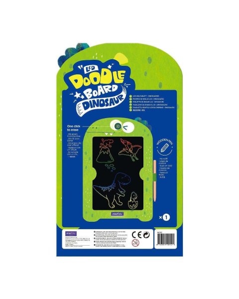 Toy mierEdu Painting Board with 8.5" LCD Screen Dinosaurs (3+ ετών)