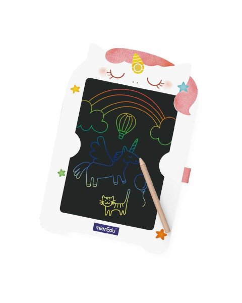 Toy mierEdu Painting Board with 8.5" LCD Screen Unicorn (3+ ετών)