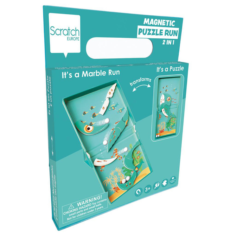 Toy Scratch Magnetic puzzle 2 in 1 Whale (3+ years)