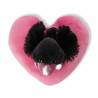 Plush toy Nici black swan on a heart 10cm