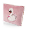 Pillow Nici swan with eco fur 43x25cm