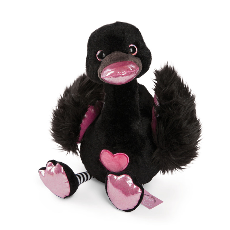 Plush toy Nici black swan 25cm