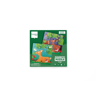 Toy Scratch Magnetic puzzle Forest 20pcs (3+ years)
