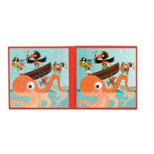 Toy Scratch Magnetic puzzle Pirates 20pcs (3+ years)