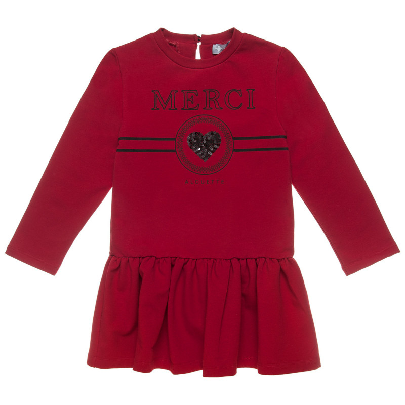 Φόρεμα με καρδιά από παγιέτες (Κορίτσι 6-14 ετών)