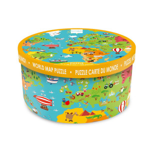 Toy Scratch Puzzle XXL World Map 150pcs (6+ years)