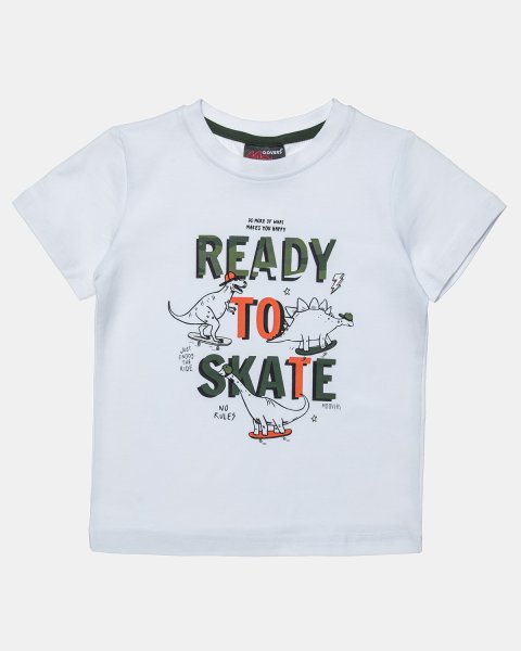 Set Moovers t-shirt and shorts with print (18 months-5 years)