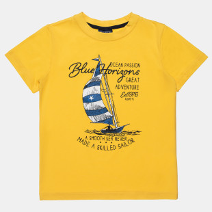T-Shirt with sailboat print (6-16 years)