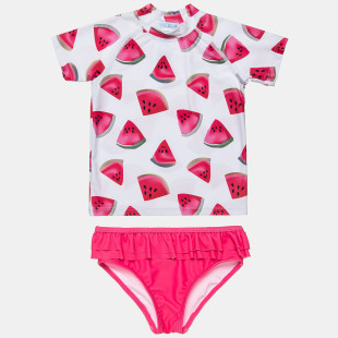 Swimwear True Blue with watermelon (12 months-3 years)