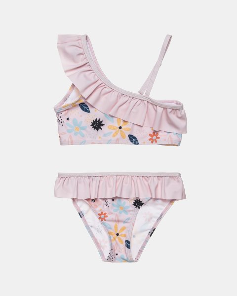 Bikini set True Blue with ruffles (6-16 years)