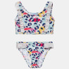 Bikini set True Blue with ruffles (6-16 years)