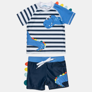Swimwear True Blue with dinosaur theme (9 months-5 years)