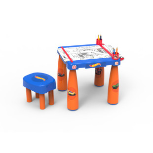 Coloring Table with stool HotWheels