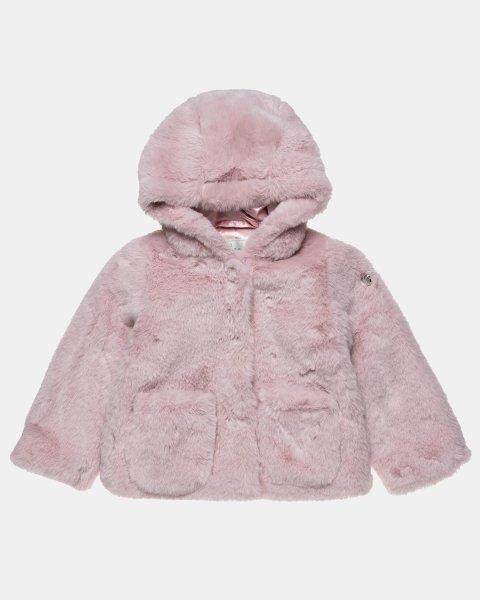 Cardigan made from eco fur with pockets (12 months-5 years)