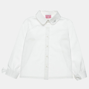 Shirt with ruffles and strass (6-14 years)