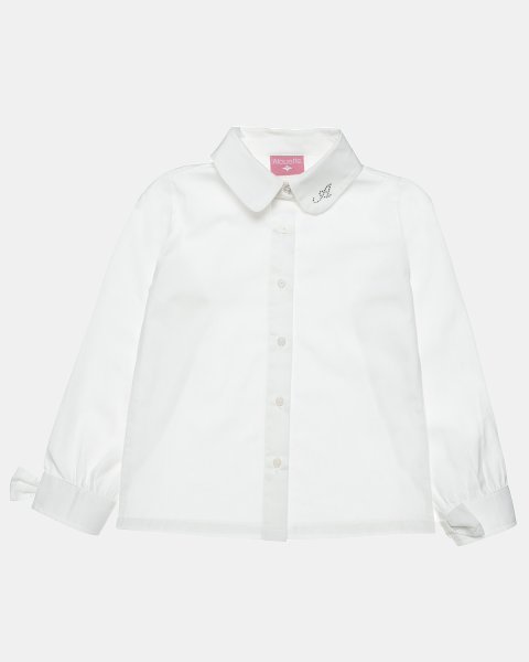 Shirt with ruffles and strass (6-14 years)
