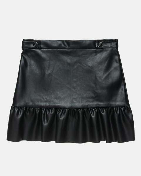Skirt from eco leather (6-14 years)
