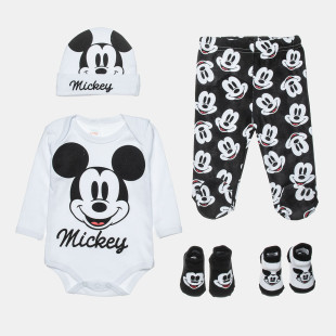 Set Disney Mickey Mouse 5-pieces (0-3 months)