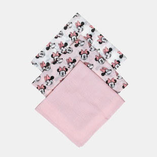 Muslin cloths Disney Minnie Mouse 3-pieces (70x70cm)